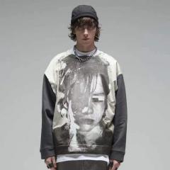 FACE sweatshirt 人脸印花卫衣套头衫