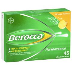Bayer Berocca强效免疫泡腾片（VB+VC）橘子味...
