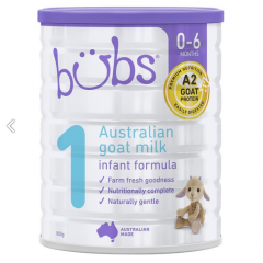 Bubs 婴幼儿营养羊奶粉 1段（新日期） 800g